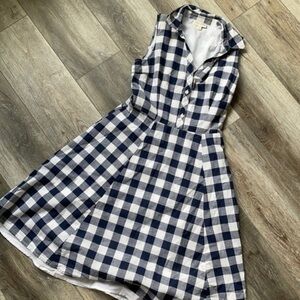Maison Jules dress size small checkered dress